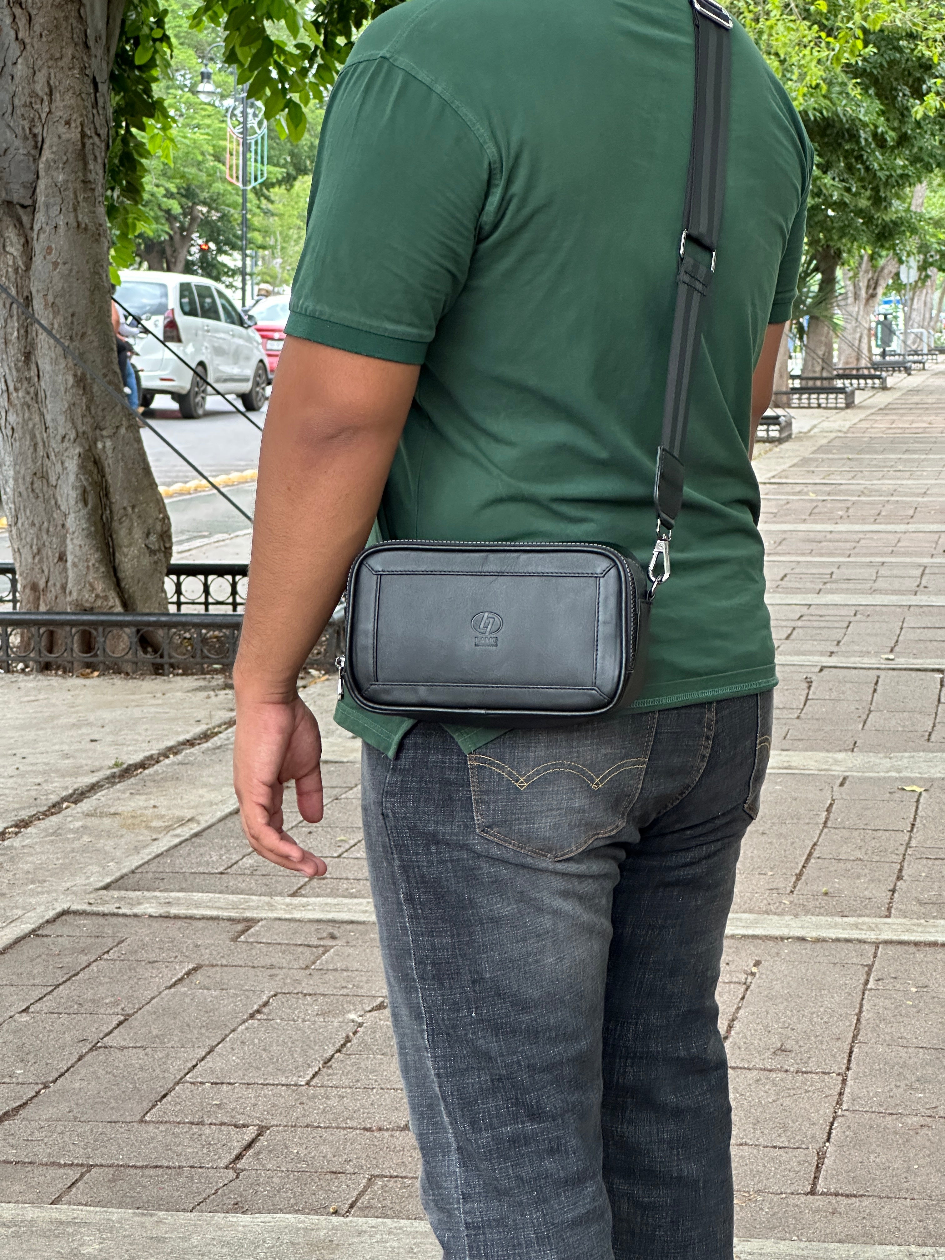 Crossbody L3 Negro Liso